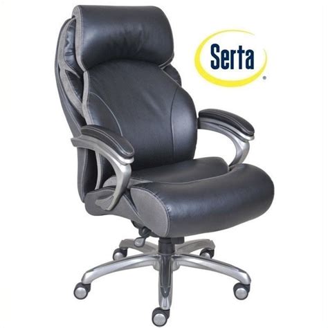 Serta big and tall executive office chair. serta at home big and tall executive office chair black ...