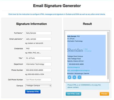 19 Outlook Email Signature Templates Samples Examples And Formats