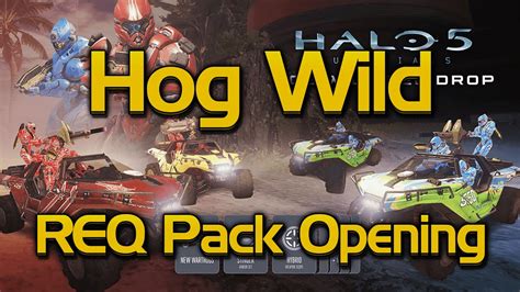 Halo 5 Hog Wild Req Pack Opening Rally Warthogs Vespin Warthogs