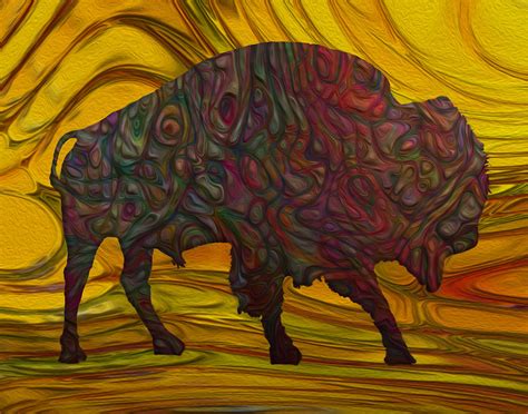 Buffalo Painting By Jack Zulli Pixels