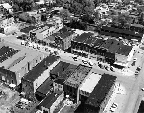 Aerial Photograph Of Downtown Mount Vernon Mount Vernon Historic