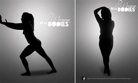 Real Women Real Bodies Pose For Nude Silhouettes In Empowering Photo