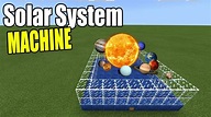 How to Make a SOLAR SYSTEM MACHINE | Minecraft Bedrock Edition ( MCPE ...