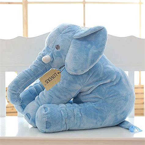 Super Soft Cute Big Stuffed Elephant Plush Doll Pillows Baby Elephants