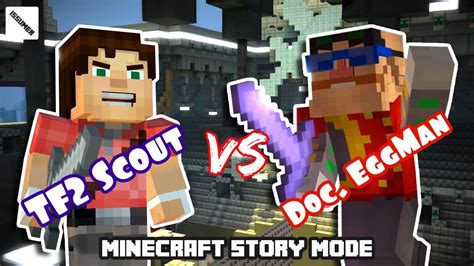 Death Match Tf2 Scout Vs Sonic Doc Eggman Arena Fight Minecraft