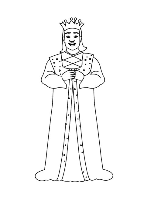 King Coloring Sheet Coloring Pages