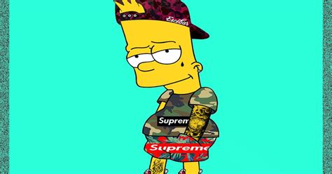 Hypebeast Bart Simpson Supreme Wallpaper 39 Simpsons Iphone