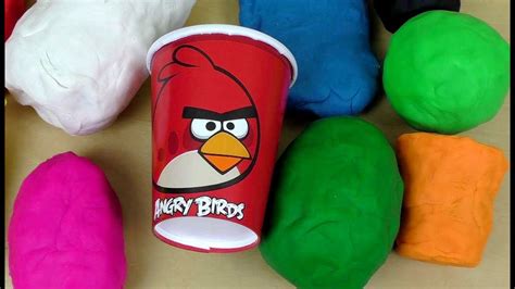 Play Doh Angry Birds Surprise Fun Unboxing With Commentary Youtube