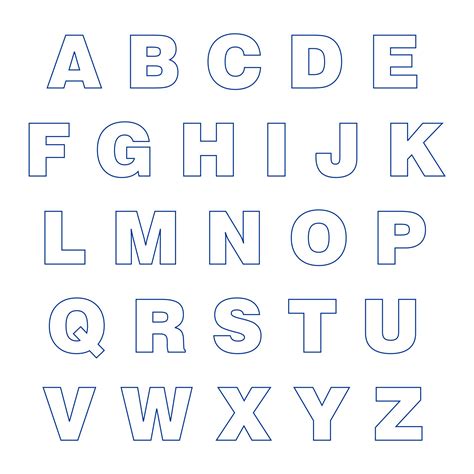 10 Best Big Printable Cut Out Letters Pdf For Free At Printablee
