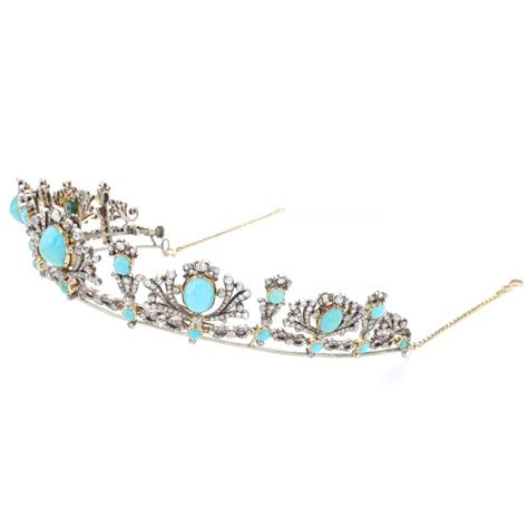 Turquoise And Diamond Tiara Circa 1890 Magnificent Jewels And Noble