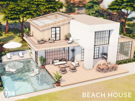 The Sims Resource Beach House Tsr Cc Only