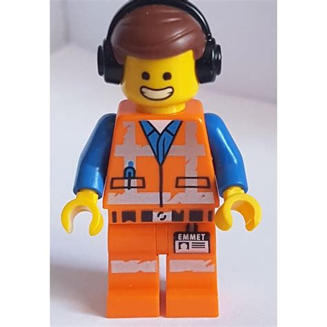 Lego Set Fig 001957 Emmet Worn Outfit Headphones 2019 Collectible