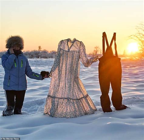 Wet Clothes Freeze In Worlds Coldest Inhabited Region After
