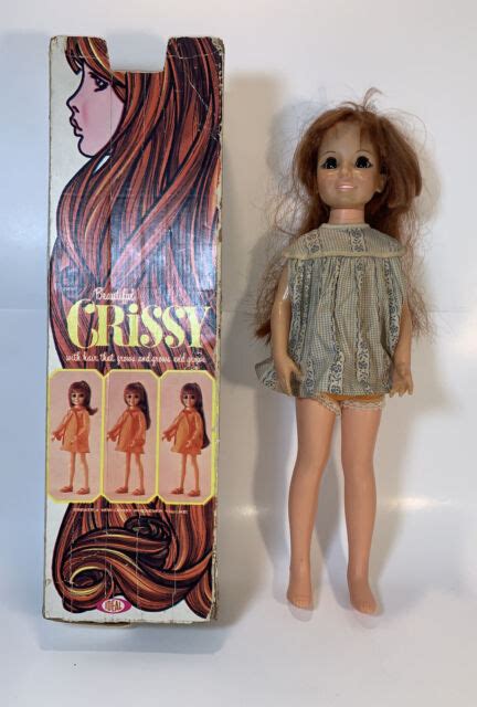 Vintage 1969 Ideal Beautiful Crissy Doll With Hair Grows And Outfit Box