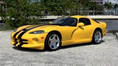 2002 Dodge Viper Gts Coupe Gulfstream Motorcars Viper Race Yellow