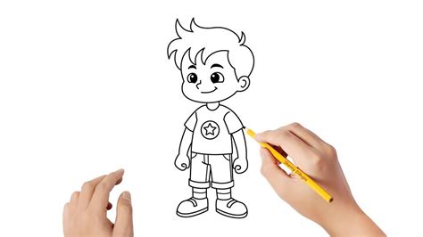 15 Dibujar Un Niño Para Imprimir