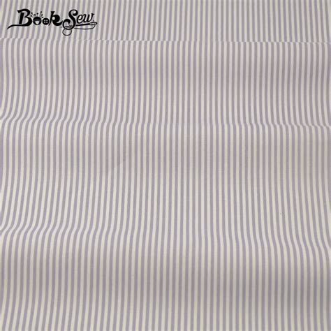 Booksew Cotton Twill Fabric Home Textile Gray Strips Design Cloth Bed