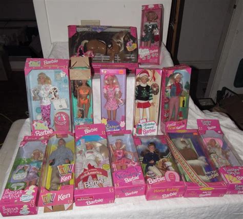 14 Vintage Barbie Dolls In Original Boxes Mar 21 2018 M J Stasak Jr Auction And Appraisal