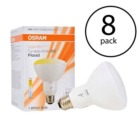 Sylvania Osram Lightify Smart Home 65w Br30 White Led Flood Light 8