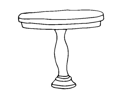 Â¿por quã© elegir estos dibujos de mesas para colorear? Dibujo de Mesa redonda para Colorear - Dibujos.net