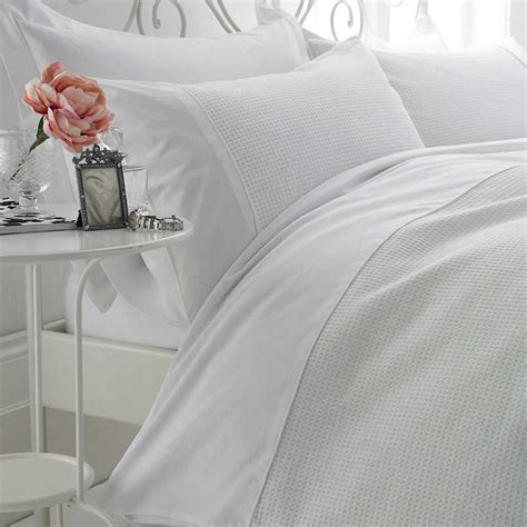 Waffle Luxury White Bed Linen Bed Linens Luxury White Linen Bedding