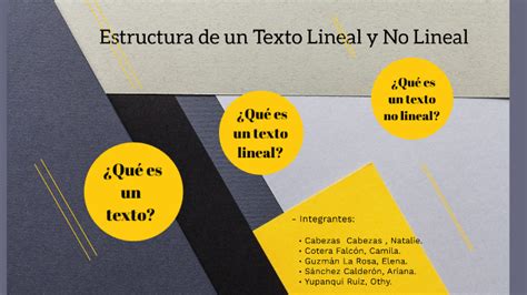 Estructura De Un Texto Lineal Y No Lineal By Othy Yupanqui Ruiz On Prezi