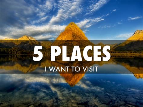 Places I Want To Visit By Polina Sushko