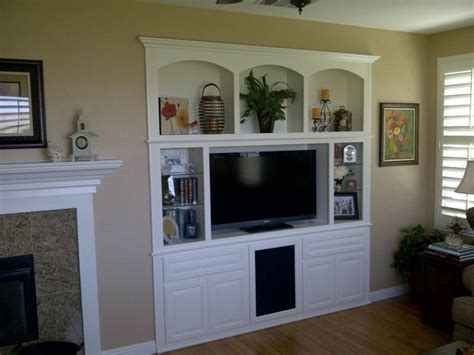 White Wall Unit With Arches C And L Design Specialists