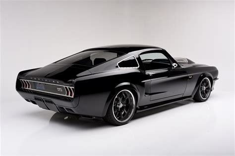 1967 Ford Mustang Custom Supercharged Fastback Obsidian Rear 34