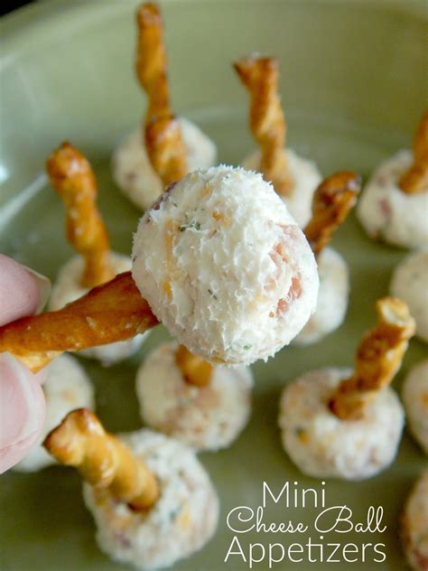 Allys Sweet And Savory Eats Mini Cheese Ball Appetizers