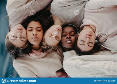 The Portrait Of Multiracial Group From Five Women Stock Image Image Of Ethnicity Multiethnic