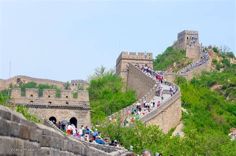 The Great Wall Of China Near Beijing Unesco World