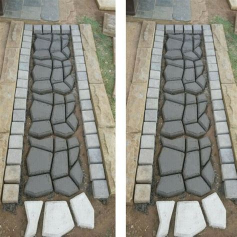 XL Large 43*43cm DIY Path Maker Concrete Mould Paver Patio Garden Brick