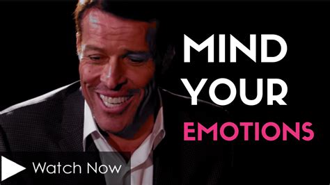 Tony Robbins: Mind Your Emotions - YouTube | Tony robbins personal power, Tony robbins, Tony 