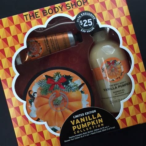 The Body Shop Limited Edition Vanilla Pumpkin Collection Review A