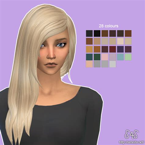 Sims 4 Hairs David Sims David Sims Rock Hairstyle Retexture