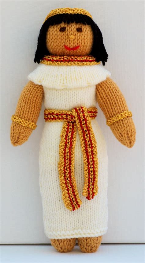 Egyptian motifs egyptian counted cross stitch pattern by tereena clarke to download and print online. Ancient Egyptian Doll | Dolls, Beginner knitting pattern ...