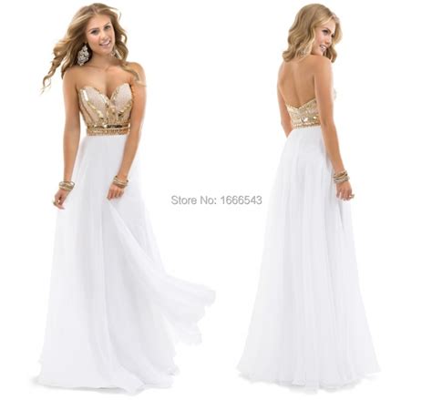 Stunning Beautiful 2015 Long White Prom Dress In Stocks Sweetheart