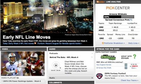 423 results for sports gambling. ESPN Sports Betting Reporter Dave Tuley Talks Network's ...