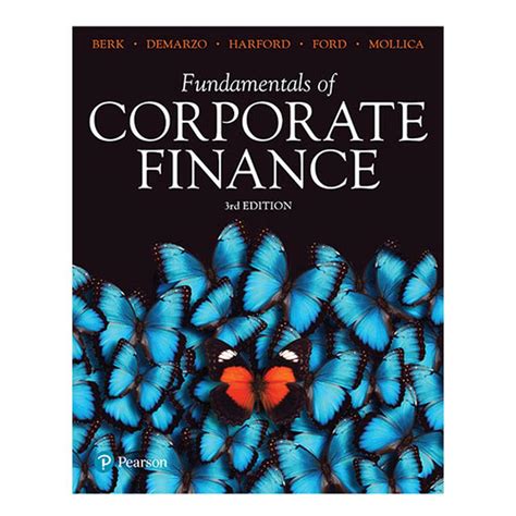 Fundamentals Of Corporate Finance 3rd Edition By Jonathan Berk