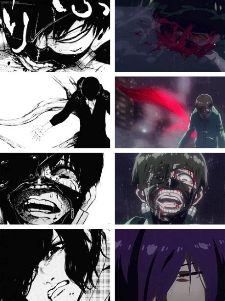 Mangaanime Comparison Tokyo Ghoul Gaming Tokyo Ghoul Episodes