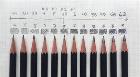 Graphite pencils are divided into 6b, 5b, 4b, 3b, 2b, hb, f, h, 2h, 3h, 4h, 5h, 6h, 7h, 8h, 9h, 1h. Beginner's Guide to Pencils - Pencil Grades | CW Pencil ...