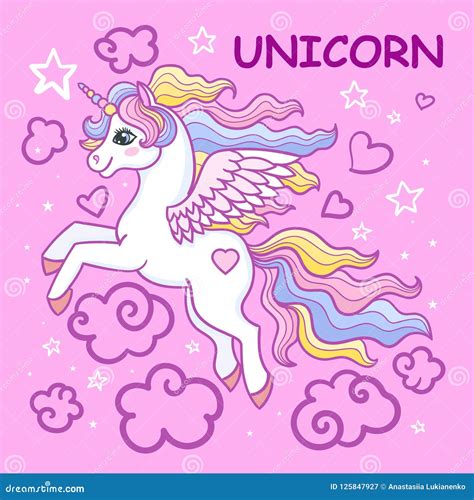 Gambar Unicron Colorful Rainbow Unicorn Vector Illustration Drawing