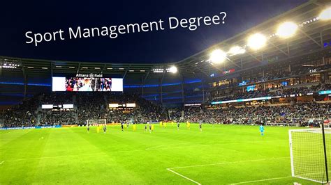 Sport Management Degree How To Discuss