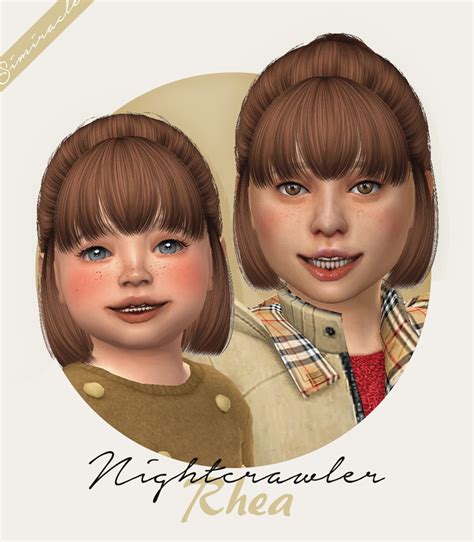 Simiracle Nightcrawler`s Rhea Hair Retextured Kids And Toddlers
