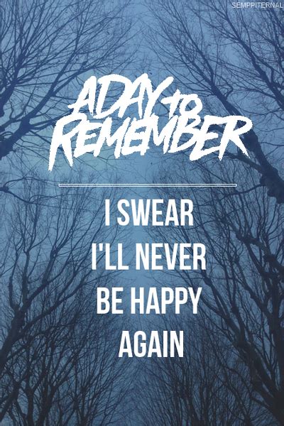 Tumblr Remember Lyrics A Day To Remember Remember