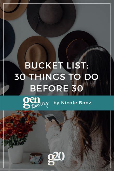 Bucket List 30 Things To Do Before You Turn 30 30 Things To Do