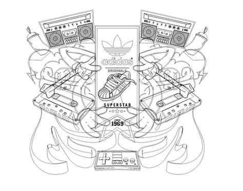 If Adidas Originals Vector Art On Behance