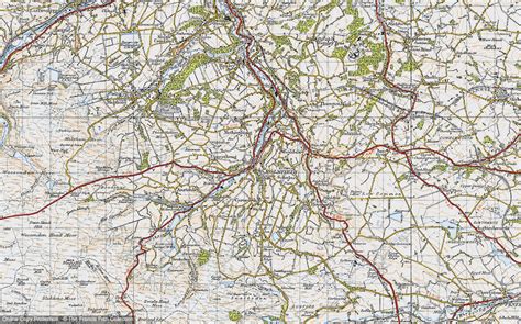 Historic Ordnance Survey Map Of Holmfirth 1947