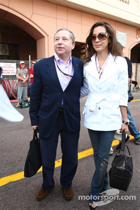 Jean Todt Scuderia Ferrari Ferrari Ceo And Michelle Yeoh Wife Of Jean